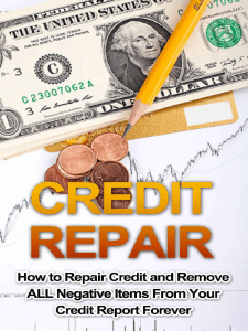 Credit Repair  How To Repair Credit And Re - Richard Stanton