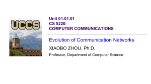 1.1 Evolution of Communication Networks