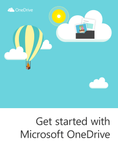 Getting started with OneDrive