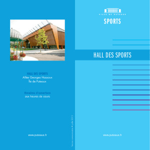 Sports Hall Sports 2015