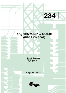 Cigre 234 SF6 Recycling Guide