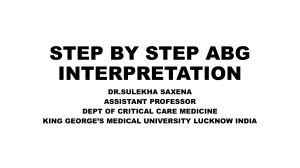 STEP BY STEP ABG INTERPRETATION SULEKHA FINAL
