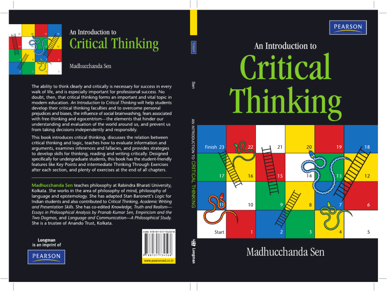 critical thinking an introduction to the basic skills pdf free