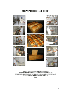 modul dasar pembuatan roti pdf