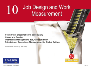 Job Design and Work Measurement (1)