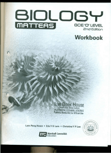 biology matters (theory workbook)