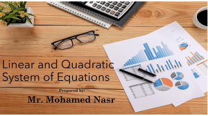 Linear and Quadratic System of Equations - Copy
