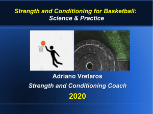 Strength and Conditioning for Basketball