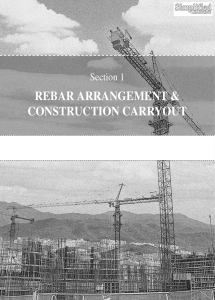 Rebar arrangement and construction carryout-Simplified