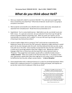 Hell Discussion Guide