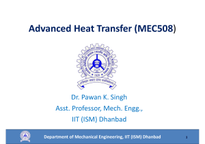 Advance heat transfer lecture 1to 3