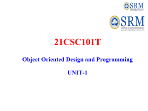 OODP-Unit 1