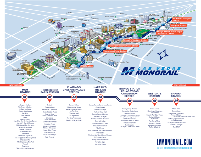 vegas monorail map