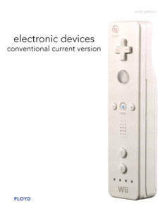Electronic Devices Conventional Current