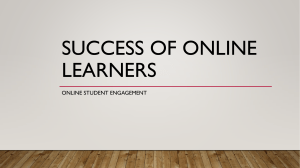 Success of online learners