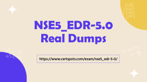 Fortinet NSE5 EDR-5.0 Free Certification Exam Dumps