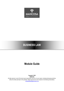 Generic - Business Law