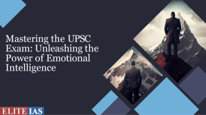 Emotional Intelligence And UPSC Exam