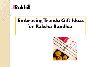 Embracing Trends Gift Ideas for Raksha Bandhan
