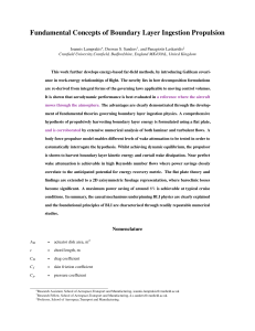 Fundamental Concepts of BLI Propulsion