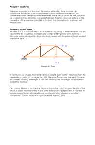 analysis of truss