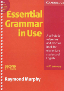 Cambridge English Grammar In Use (With Answers) - Elementary