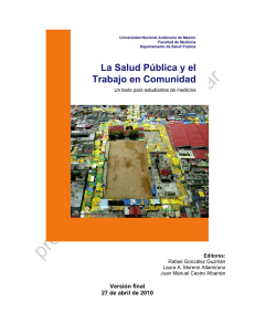 Salud Pública y trabajo en comunidad (2010)