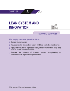 1. Lean System Innovation