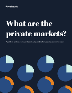 Private Markets Guide Pitchbook