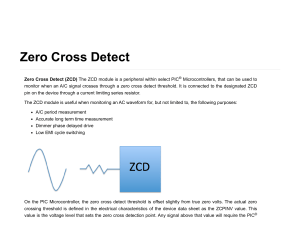 Zero Cross Detect - Developer Help