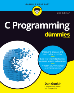 (For Dummies) Dan Gookin - C Programming For Dummies-Wiley (2020)