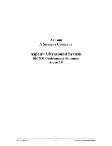 AspenTM Ultrasound System