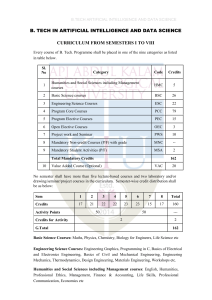 B.Tech AI & Data Science Curriculum