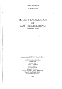 AACE Education Board - Skills & knowledge of cost engineering  A project of the Education Board, AACE (1992, American Association of Cost Engineers) - libgen.li