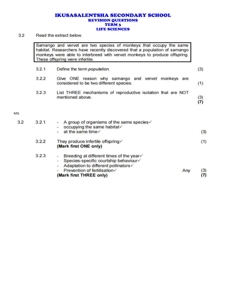 life sciences assignment grade 12 term 3 2023