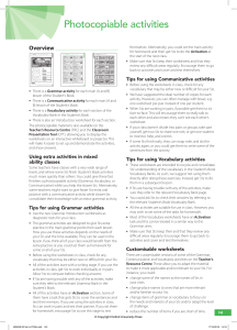 Photocopiable resources English File Intermediate Fourth Edition