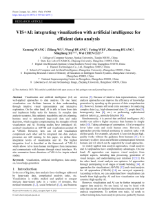 VIS+AI: Integrating Visualization with AI for Data Analysis