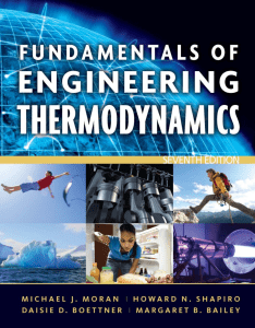 Fundamentals of Engineering Thermodynamics (7th Edition)
