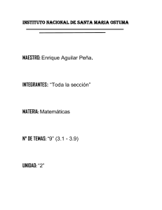 Temas De Matematicas ( 1° Tecnico)