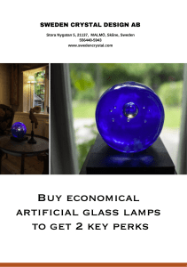 Buy economical artificial glass lamps to get 2 key perks