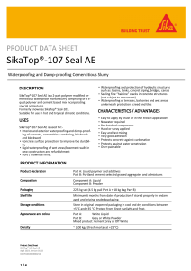 sikatop-107 waterproofing