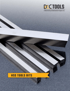 HSS Tools Bits Exporter