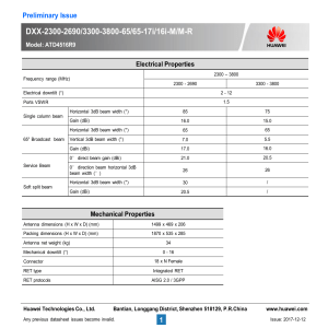 Huawei dual band ANT-ATD4516R9 Datasheet 2.0
