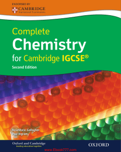 Complete Chemistry for Cambridge IGCSE Textbook