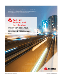 Red Hat System Administration II - Student Workbook