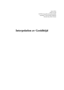 Interpolation av Geoidhöjd (7)