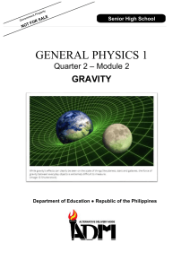 GeneralPhysics1 12 Q2 Mod2 Gravity Version2