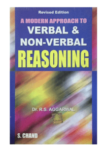 RS Aggarwal reasoning 