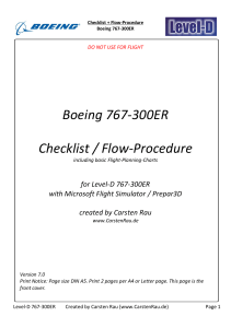 Checklist-767-Level-D-767