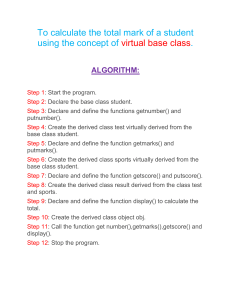 Virtual Class